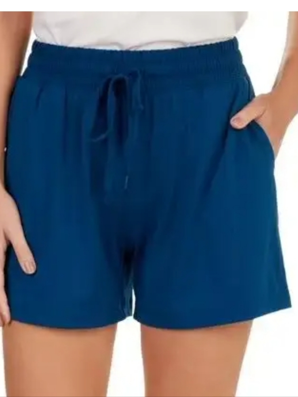 Reel Legends shorts NWT plus size 4X stretchy. Blue draw string. Great color